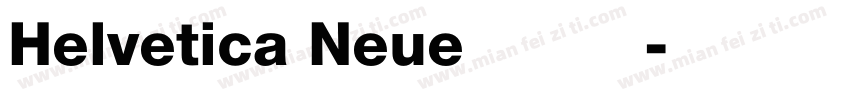 Helvetica Neue游明朝字体转换